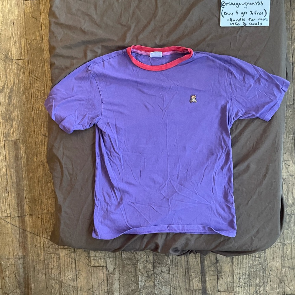 TEDDY FRESH SHORT SLEVE SHIRT (PURPLE/RED SMALL)